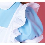 High quality With hairband blue pink black Lolita dress Alice in Wonderland Japanese Maid Cosplay dress Lanter sleeve Summer OP