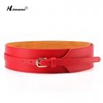 Himunu Genuine Leather Belt For Women Fashion Pin Buckle Cowhide Leather Women Belts Joker Wide Belts Womens