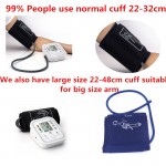 Home Health Care 1pcs Digital Lcd Upper Arm Blood Pressure Monitor Heart Beat Meter Machine Tonometer for Measuring Automatic