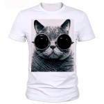 Homme OWL T-shirt mens brand tee shirt 2016 men t-shirt summer style men t-shirt with funny print men's t-shirt  24#