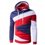Hooded Men's 2017 Brand Male Long Sleeve Hoodie sudaderas hombre Sweatshirt Men's Slim geometric pattern Men's Hoodie Sportswear