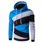 Hooded Men's 2017 Brand Male Long Sleeve Hoodie sudaderas hombre Sweatshirt Men's Slim geometric pattern Men's Hoodie Sportswear
