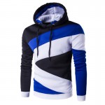 Hooded Men's 2017 Brand Male Long Sleeve Hoodie sudaderas hombre Sweatshirt Men's Slim geometric pattern Men's Hoodie Sportswear