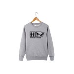 Hoodie sweatshirt free shipping 2016 new fun LOGO design fashion cotton round collar men s leisure pullover