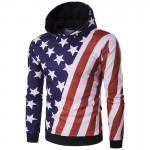 Hoodies Men 2016 Brand Male Long Sleeve Hoodie Printed Flag Sweatshirt Mens Moletom Masculino Hoodies Slim Tracksuit Jackets