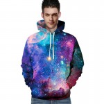 Hoodies men casual sweatshirt men harajuku 3D starry print hoodie fashion harajuku brand clothing streetwear couple pullovers 