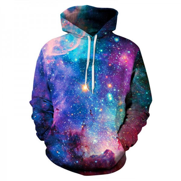 Hoodies men casual sweatshirt men harajuku 3D starry print hoodie fashion harajuku brand clothing streetwear couple pullovers 