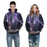 Hoodies men sweatshirt funny 3D electric shock cat hoodie novelty harajuku long sleeves brand clothing unisex pullovers S-3XL