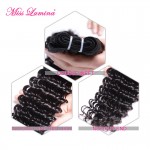 Hot ! Brazillian Deep Wave Brazilian Virgin Hair Deep Wave Brazilian Hair 4 Bundles Curly Weave Human Hair