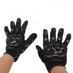 Hot 1 Pair Carbon Fiber Pro-Biker Bike Motorcycle Gloves Outdoor Sports Cycling Racing Driving Gloves Full Finger ME3L