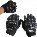 Hot 1 Pair Carbon Fiber Pro-Biker Bike Motorcycle Gloves Outdoor Sports Cycling Racing Driving Gloves Full Finger ME3L