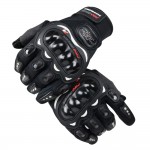 Hot 1 Pair Carbon Fiber Pro-Biker Bike Motorcycle Gloves Outdoor Sports Cycling Racing Driving Gloves Full Finger ME3L