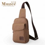 Hot 2017 New Casual Men's Chest Bag Canvas Sling Bag Multifunctional Small Male Crossbody Bags Fashion Shoulder Bags