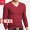 V neck Red12 -$8.36