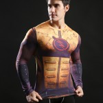 Hot 2017 Superhero Superman/Batman/Spiderman Men Long Sleeve T Shirt Compression Tights Tops Fitness T-shirt
