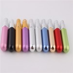 Hot 5ml Fillable Portable Mini Perfume Bottle Traveler Aluminum Spray Atomizer Empty Pots 1pcs9 Colors Available