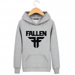 Hot! Fallen Cotton Harajuku Sweatshirt Men Black in High Quality XXL Hooded mens hoodies and sweatshirts 3xl Gray Plus Size Coat