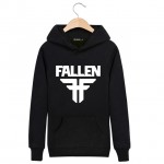 Hot! Fallen Cotton Harajuku Sweatshirt Men Black in High Quality XXL Hooded mens hoodies and sweatshirts 3xl Gray Plus Size Coat