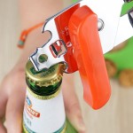 Hot Multifunctional Stainless Steel Professional Tin Manual Can Opener Craft beer Grip Opener Cans Bottle Opener kitchen gadgets