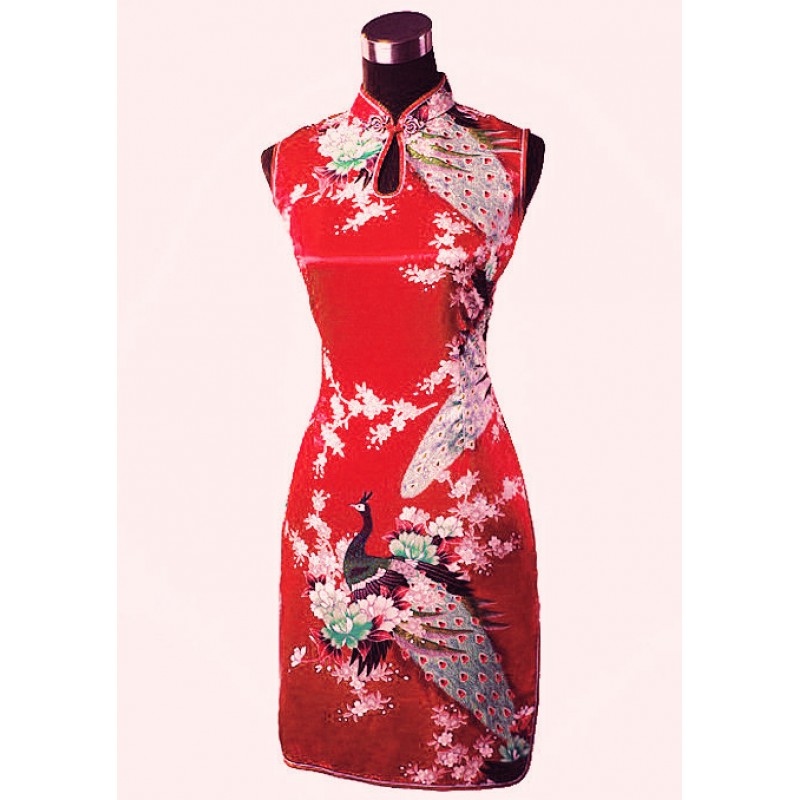 halter neck cheongsam