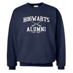 Hot Sale Inspired Magic Hogwarts Alumni print Men Hoodies 2016 autumn winter style man sweatshirts hip hop style hooded 