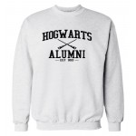 Hot Sale Inspired Magic Hogwarts Alumni print Men Hoodies 2016 autumn winter style man sweatshirts hip hop style hooded 