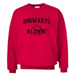 Hot Sale Inspired Magic Hogwarts Alumni print Men Hoodies 2016 autumn winter style man sweatshirts hip hop style hooded 