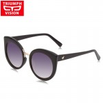 Hot Sale Occident Cat Eye Sunglasses Female Women Brand Designer Sun Glasses For Women New 2016 Style Oculos Gradient lunette