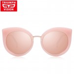 Hot Sale Occident Cat Eye Sunglasses Female Women Brand Designer Sun Glasses For Women New 2016 Style Oculos Gradient lunette