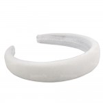 Hot Sales 2016 New 2.5CM Solid Color Velvet Plastic Hairband Headwear Brief Fashion Girls Women Headband Lovely Hair Accessories