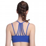 Hot Selling Women Padded Top!  Workout Vest  Fitness Women Bra Stretch nylon Seamless Free Shipping popular No Rims Tank Top