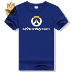 Hot gamer tee shirt gift for boyfriend OW LOGO t shirt watch over men's tee shirt ac258 