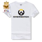 Hot gamer tee shirt gift for boyfriend OW LOGO t shirt watch over men's tee shirt ac258 