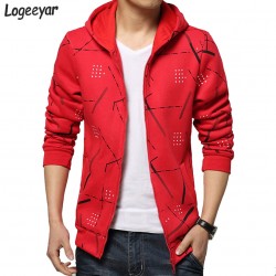 Hot-selling 2017 New Fashion Print Men's Hoodies And Sweatshirts Men Hooded Coat Casual Slim Cardigan Sweatshirt Hoodie Men 5XL