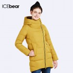 IECbear 2016 New Winter Collection Women's Parka Hooded Warm Jacket New Fashion Brand High Quality Thick Outwear Coat 16G607