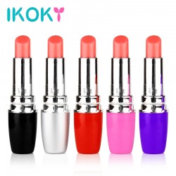 IKOKY Hot Mini secret Women Lipstick Vibrator Electric Vibrating Jump Egg Waterproof Bullet Massage Sex Toy Women Adult Product
