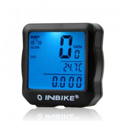 INBIKE Bike Speedometer Waterproof Digital Backlight Bicycle Computer Odometer Clock Stopwatch Computer Bicycle Accessories Bike