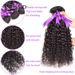Indian Curly Virgin Hair 4 Bundles Indian Virgin Hair Water Wave Raw Indian Water Wave Virgin Hair Curly Weave Human Hair Bundle