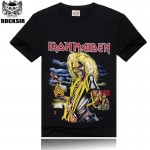 Iron Maiden Brand 3D t shirt New Style 2016 Heavy Metal Streetwear Men's T-shirts 100% Cotton Casual Short Sleeve TOP Tees