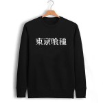 Japanese and Korean Anime Tokyo Ghoul Letter Printed Sweatshirt Men Fall Winter Clothing Male Pullover Boys Sweat Shirt Cool