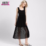 Jastie Sexy Summer Style Boho Intimately Sheer Floral Lace Maxi Dress Long Women Dresses Romantic Layering Vestidos 8101