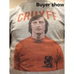 Johannes Johan Cruyff Legend Souvenir T-shirt Fashion 2017 RIP Print Cotton Cruijff T shirt Unisex Tops ,GT104