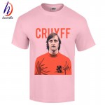 Johannes Johan Cruyff Legend Souvenir T-shirt Fashion 2017 RIP Print Cotton Cruijff T shirt Unisex Tops ,GT104