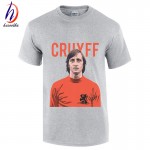 Johannes Johan Cruyff Legend Souvenir T-shirt Fashion 2017 RIP Print Cotton Cruijff T shirt Unisex Tops ,GT104