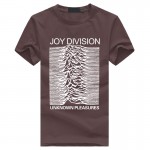 Joy Division Unknown Pleasure men's t-shirts Funny Gothic fiteness brand clothing fashion streetwear hip hop cotton tshirt homme