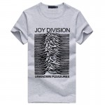 Joy Division Unknown Pleasure men's t-shirts Funny Gothic fiteness brand clothing fashion streetwear hip hop cotton tshirt homme