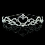 Joyme New Silver Crystal Rhinestone Pearls Hairbands For Women Bridal Wedding Hair Accessories Tiara Headbands Crown Hairwear