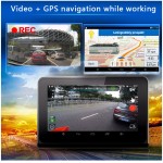 Junsun 7 inch Car GPS Navigation Android 4.4 DVR Radar Detector with GPS Navigator 16GB Russia Navitel map vehicle sat nav