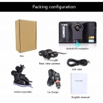 Junsun 7 inch Car GPS Navigation Android 4.4 DVR Radar Detector with GPS Navigator 16GB Russia Navitel map vehicle sat nav