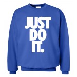 Just Do It letter print 2016 autumn winter men sweatshirt fashion hoodies streetwear tracksuit fleece top clothing drake